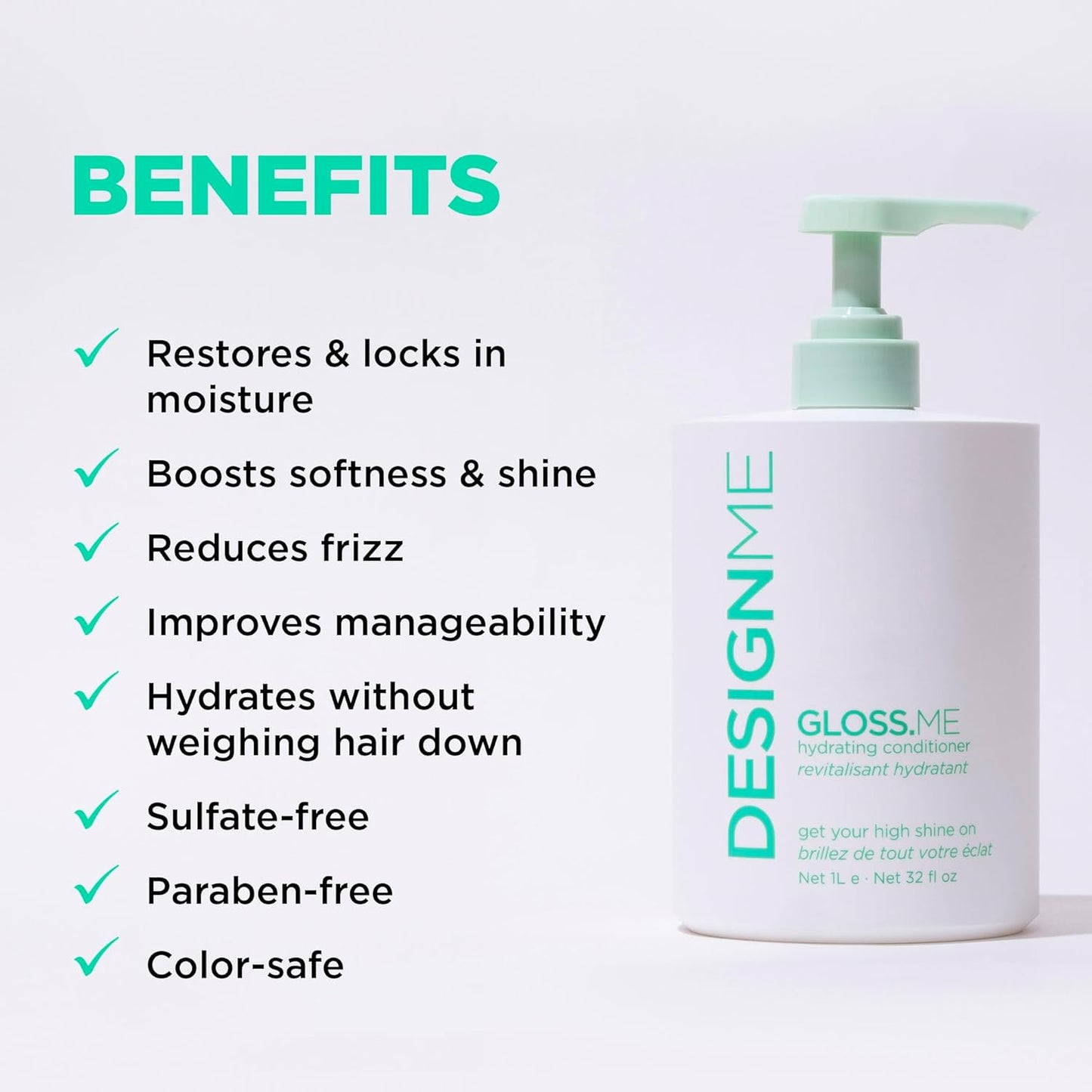 DesignMe - Gloss Me Hydrating Conditioner - 32oz / 1L