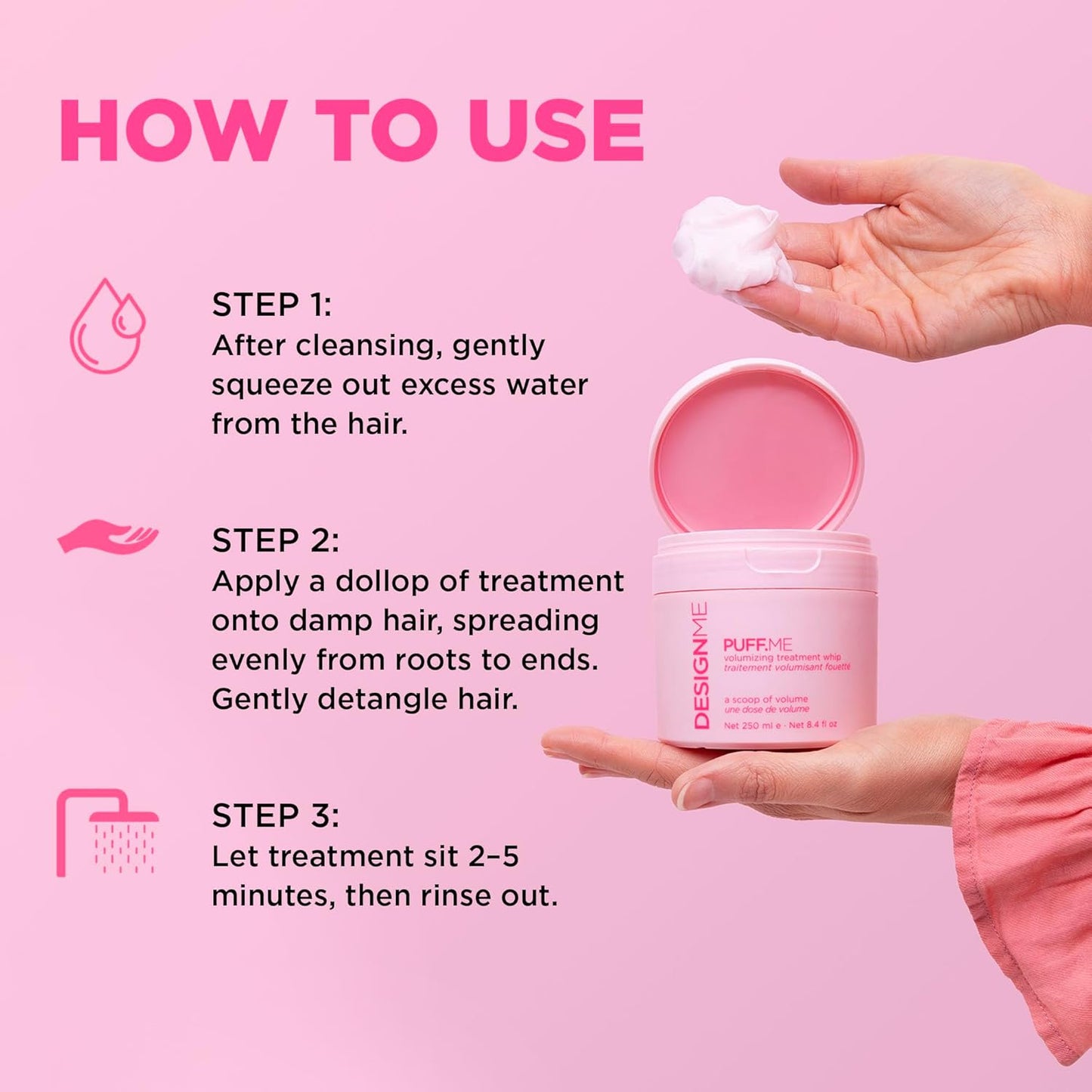 DesignMe - Puff Me Volumizing Treatment Whip - 8.5oz / 250ml