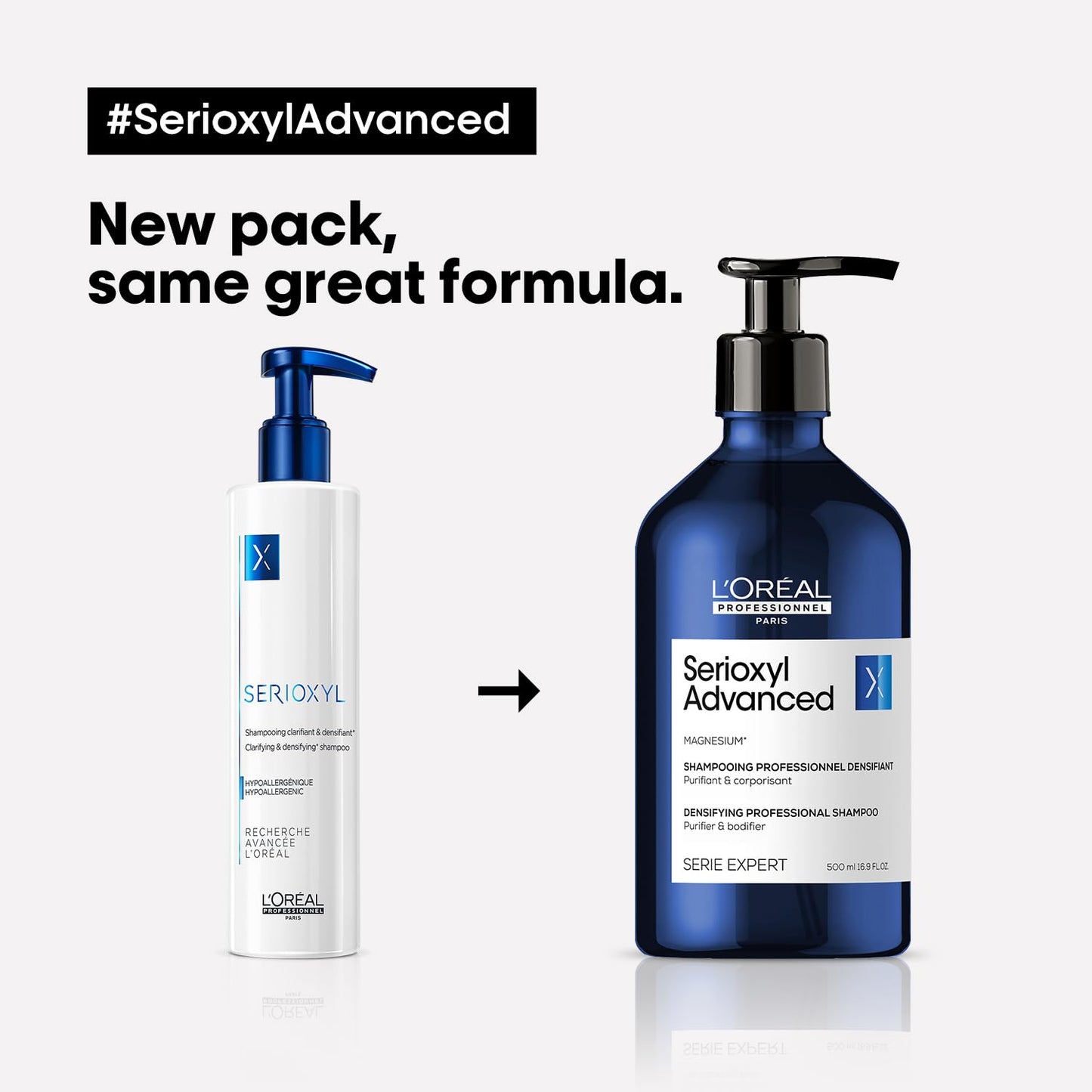 L'Oréal Professionnel - Serioxyl Advanced Shampoo - 500 mL / 16.9 Fl oz