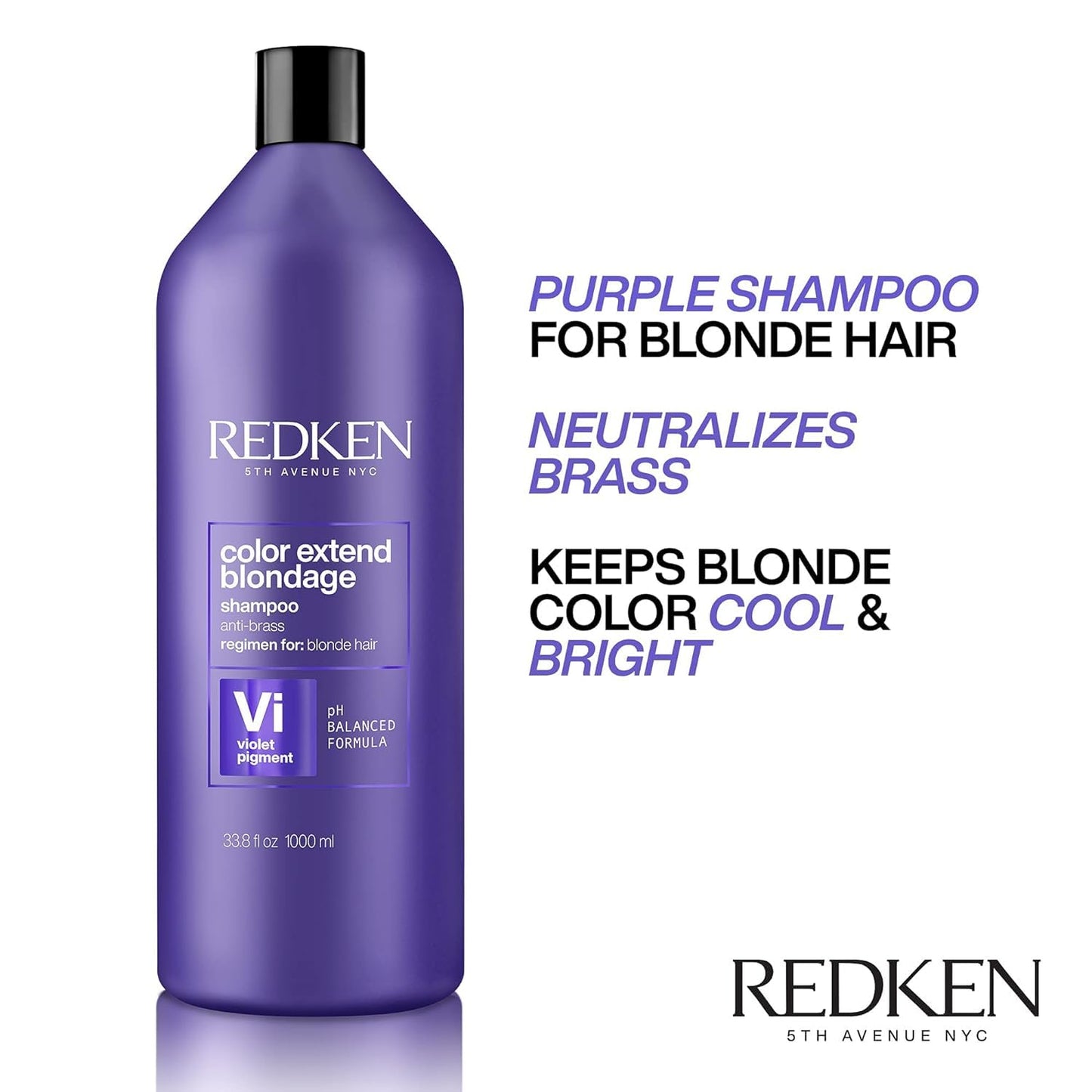 Redken - Color Extend Blondage Shampoo - 33.8oz / 1 L