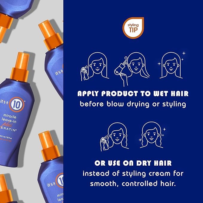 It's a 10 - Miracle Leave In Plus Keratin - 10 Fl oz / 295.7 mL