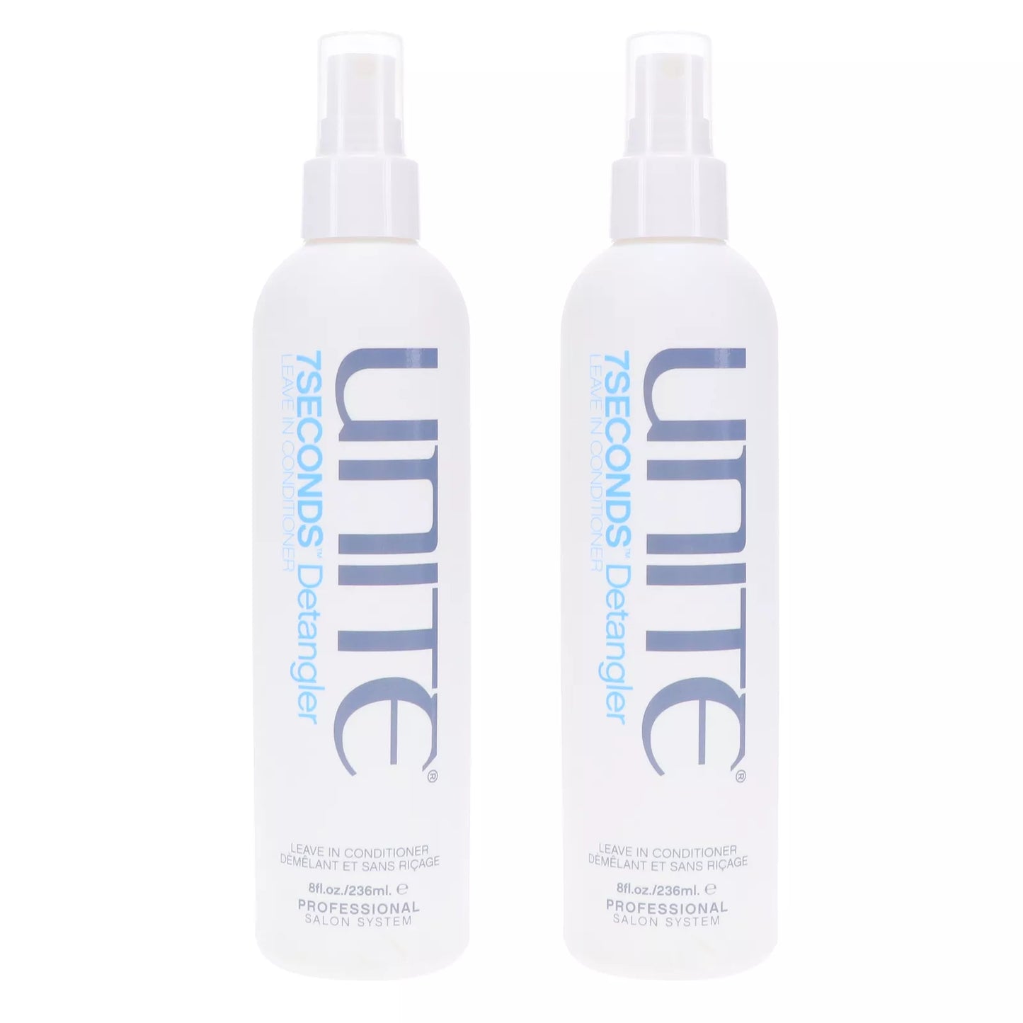 UNITE - 7 Seconds Detangler Leave In Conditioner - 8 oz / 236ml 2 PACK