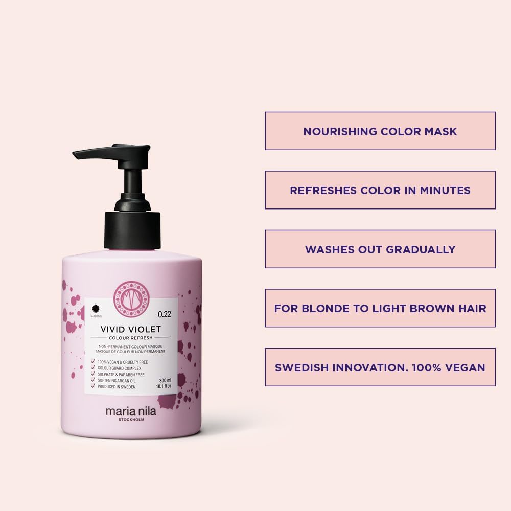Maria Nila Colour Refresh Vivid Violet 300 mL (10.1 fl oz)