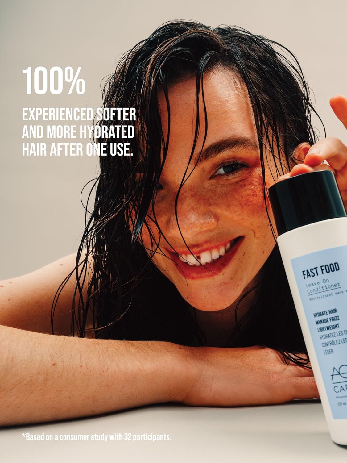 AG Care Fast Food Leave On Conditioner  237 mL (8 fl oz)