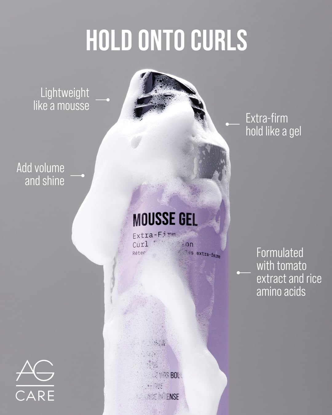 AG Care - Mousse Gel Extra Firm Curl Retention - 10oz / 284g [Beauty]