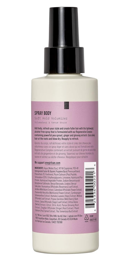 AG Care - Spray Body Soft Hold Volumizer - 5oz / 148ml