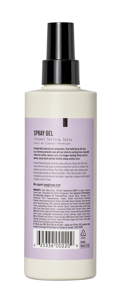 AG Care - Spray Gel Thermal Setting Spray - 8oz / 237ml [Beauty]