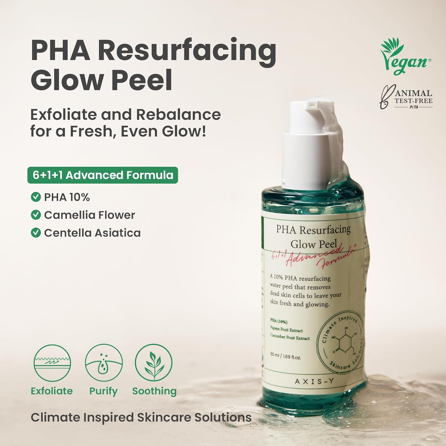 AXIS-Y PHA Resurfacing Glow Peel 50mL(1.69 fl oz)