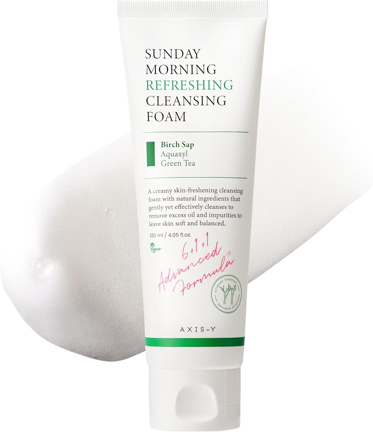 AXIS-Y Sunday Morning Refreshing Cleansing Foam 120 mL (4.05 fl oz) Cleanser AXIS-Y