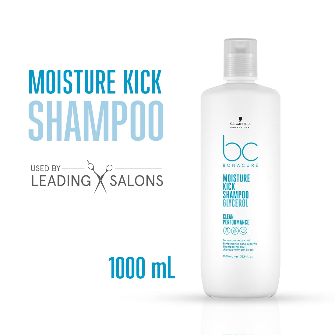 BC Bonacure Moisture Kick Shampoo 1000ml/33.8oz [Beauty] Beauty BC Bonacure