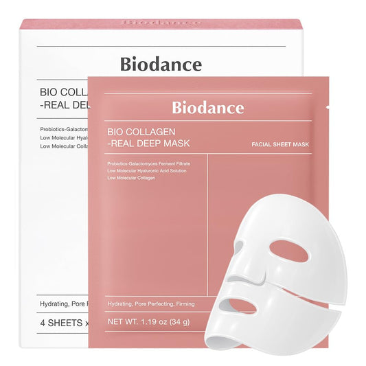 BIODANCE Bio Collagen Real Deep Mask 34 g / 1.19 oz / 4pc