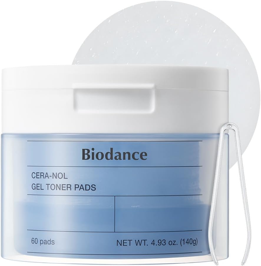 BIODANCE CeraNol Gel Toner Pads 140g / 4.93 oz / 60 pads