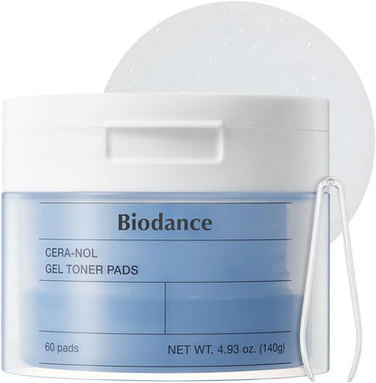 BIODANCE CeraNol Gel Toner Pads 140g / 4.93 oz / 60 pads