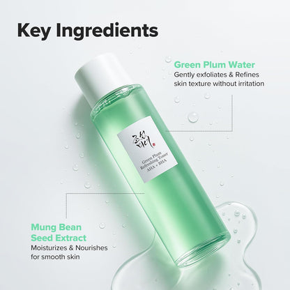 Beauty of Joseon Green Plum Refreshing Toner AHA BHA 150mL / 5.07 fl oz