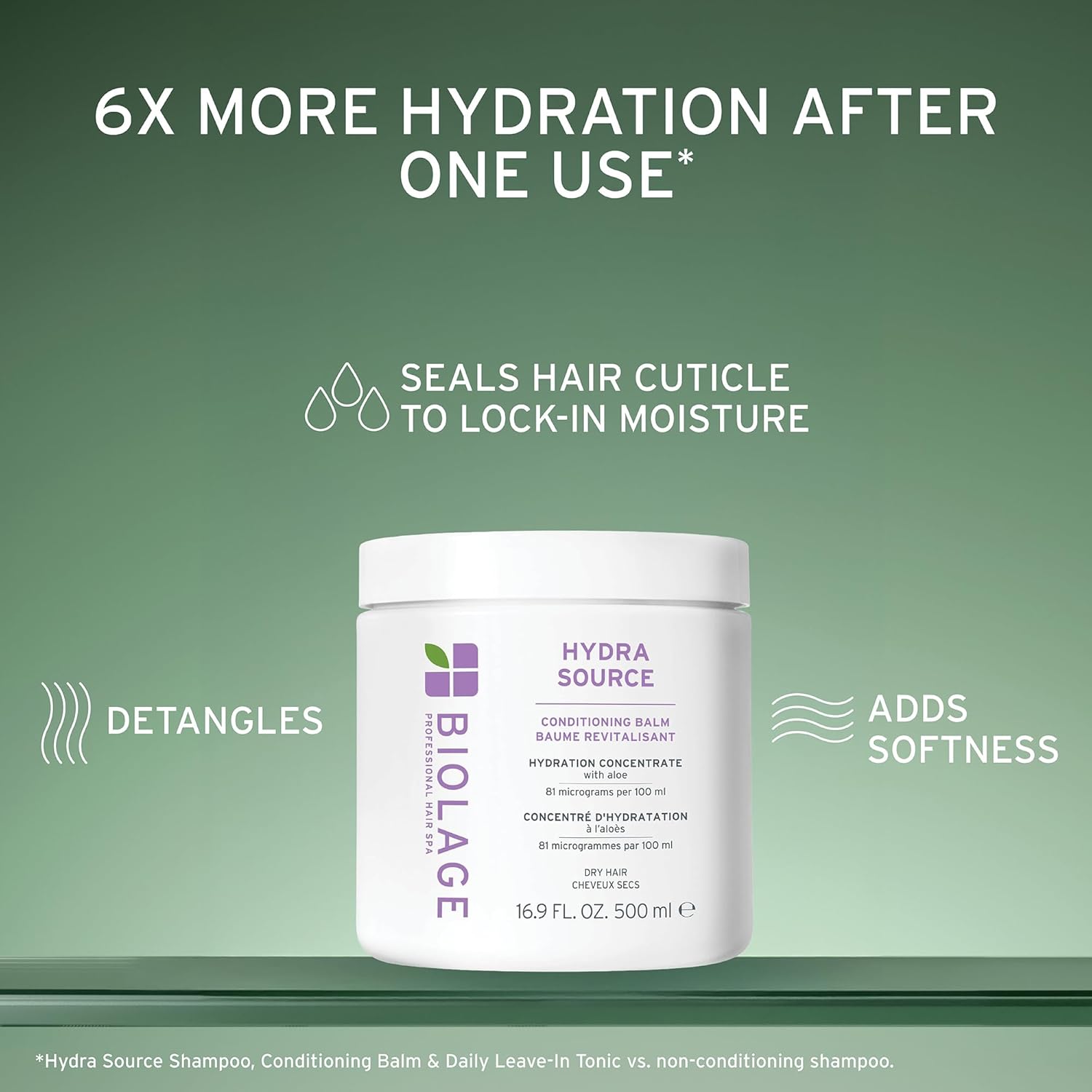 Biolage Hydra Source Conditioning Balm 500 mL (16.9 fl oz)