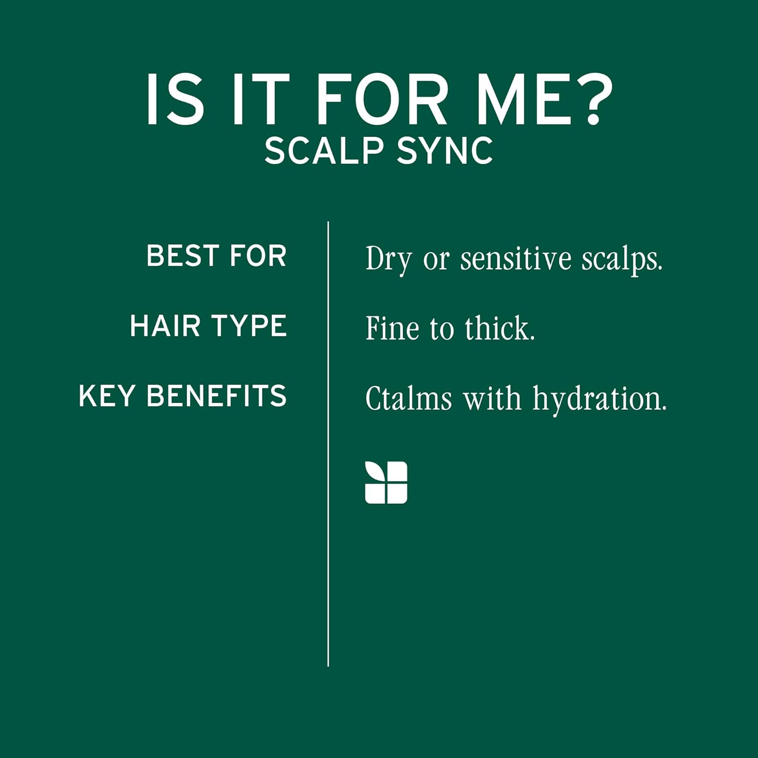 Biolage Scalp Sync Calming Shampoo 1 L (33.8 fl oz) Shampoo Biolage