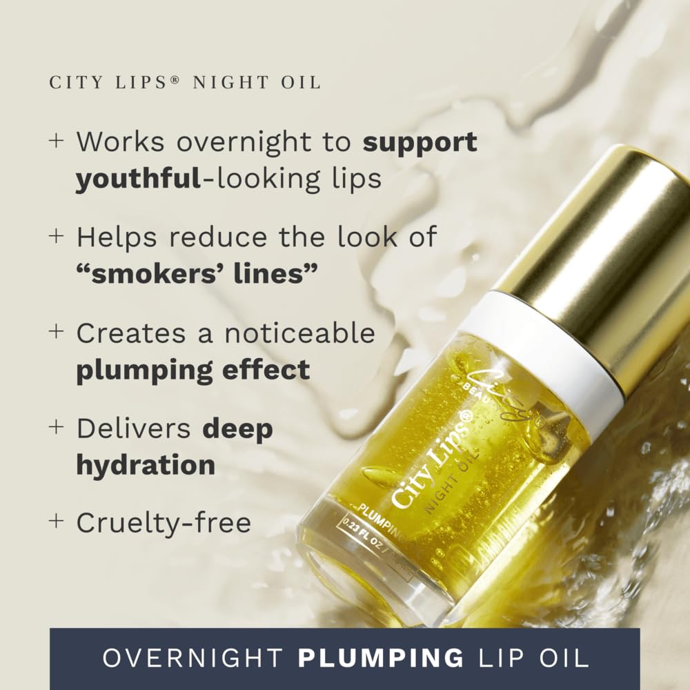 City Beauty City Lips - Overnight Plumping Lip Oil - 6.8 ml / 0.23 fl oz