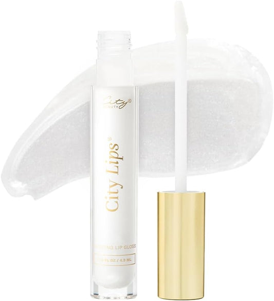City Beauty - City Lips Plumping Lip Gloss - Silver Skyline