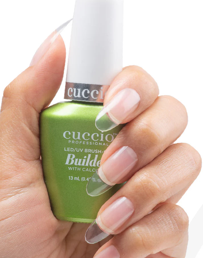 Cuccio Brush-on Builder Gel with Calcium LED/UV Clear 13 mL (0.43 fl oz) Beauty cuccio