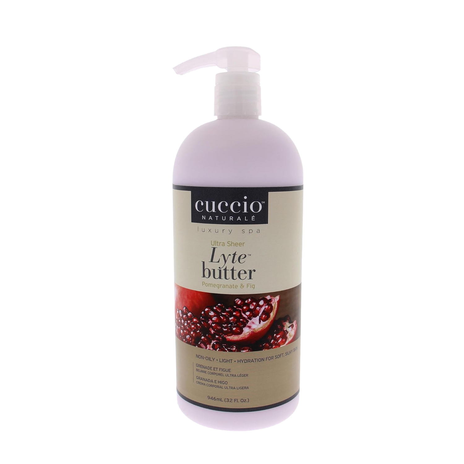 Cuccio Ultra Sheer Lyte Butter 946 mL (32 fl oz) Body Moisturizer cuccio