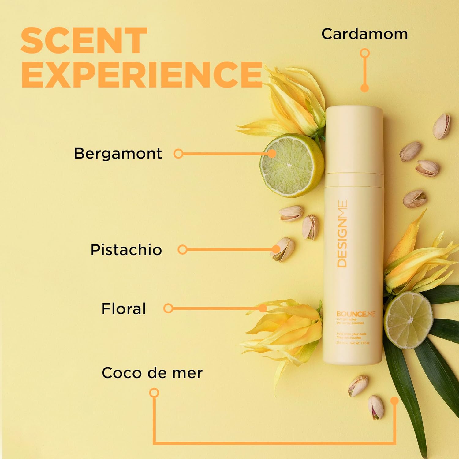 DesignMe Bounce Me Curl Gel Spray 300 mL (7.8 fl oz) Styling DesignMe