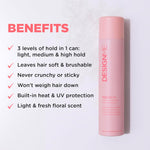 DesignMe Hold Me Three Way Hairspray 268 g (9.5 oz) Styling DesignMe