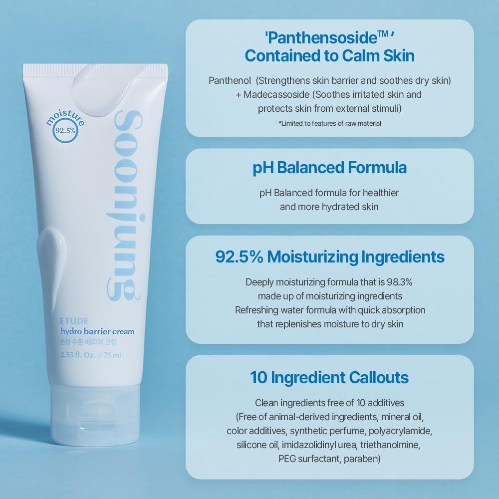 ETUDE Soon Jung Hydro Barrier Cream 75mL / 4.39 fl oz