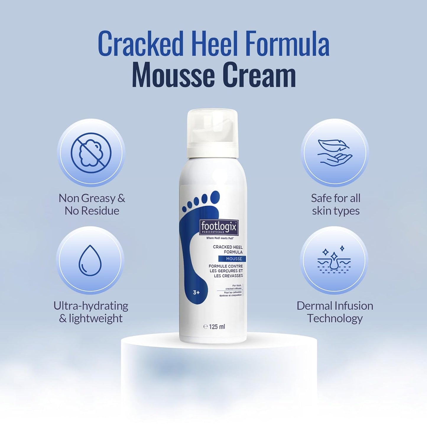 Footlogix - Cracked Heel Formula - 4.23oz / 125ml [Beauty]