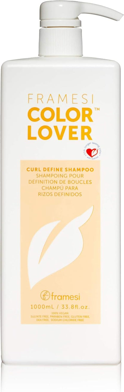 Framesi - Color Lover Curl Define Shampoo - 33.8oz / 1 L [Beauty] Beauty Framesi