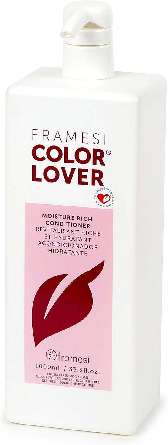Framesi - Color Lover moisture Rich Conditioner - 33.8oz / 1 L [Beauty] Beauty Framesi