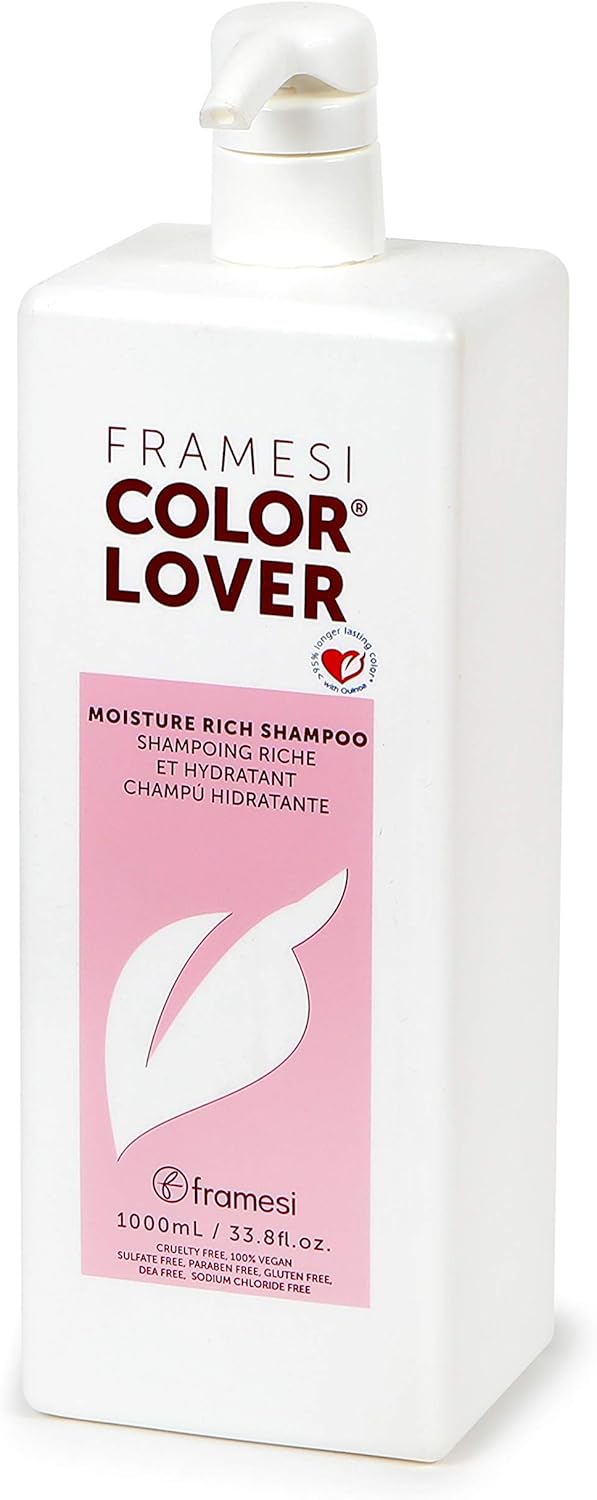Framesi - Color Lover Moisture Rich Shampoo - 33.8oz / 1 L [Beauty] Beauty Framesi