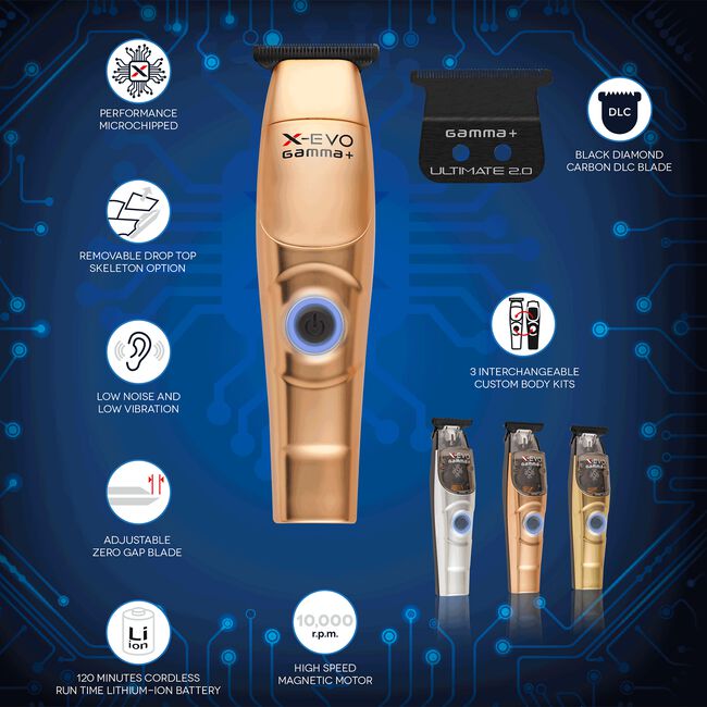 GAMMA+ X EVO Professional Cordless Hair Trimmer