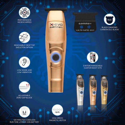 GAMMA+ X EVO Professional Cordless Hair Trimmer