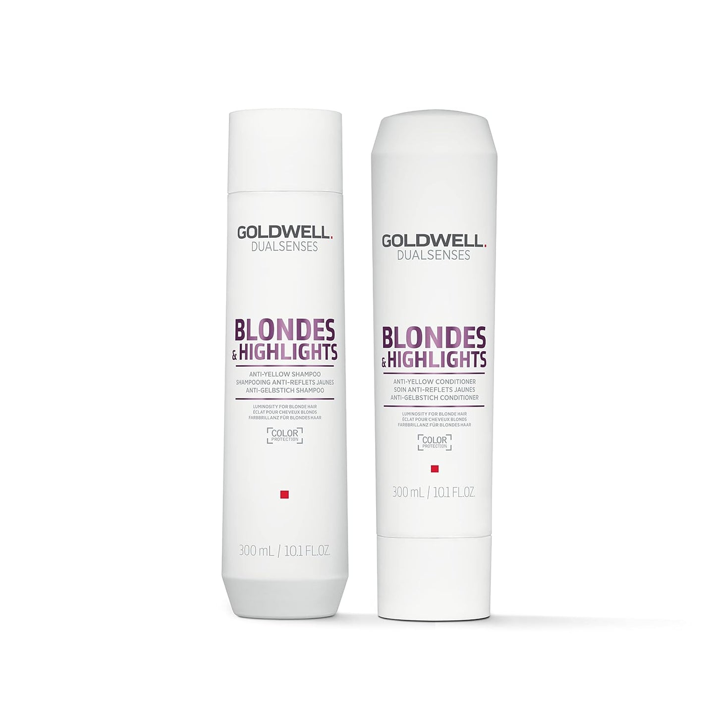 Goldwell - Dualsenses Blondes + Highlights Shampoo and Conditioner Duo - 10.1oz / 300ml [Beauty]