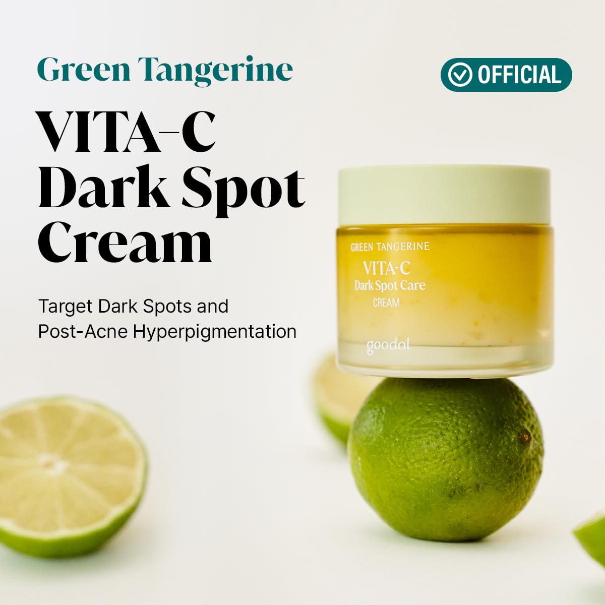 Goodal Green Tangerine Vita C Dark Spot Care Cream 50mL (1.69 fl o)