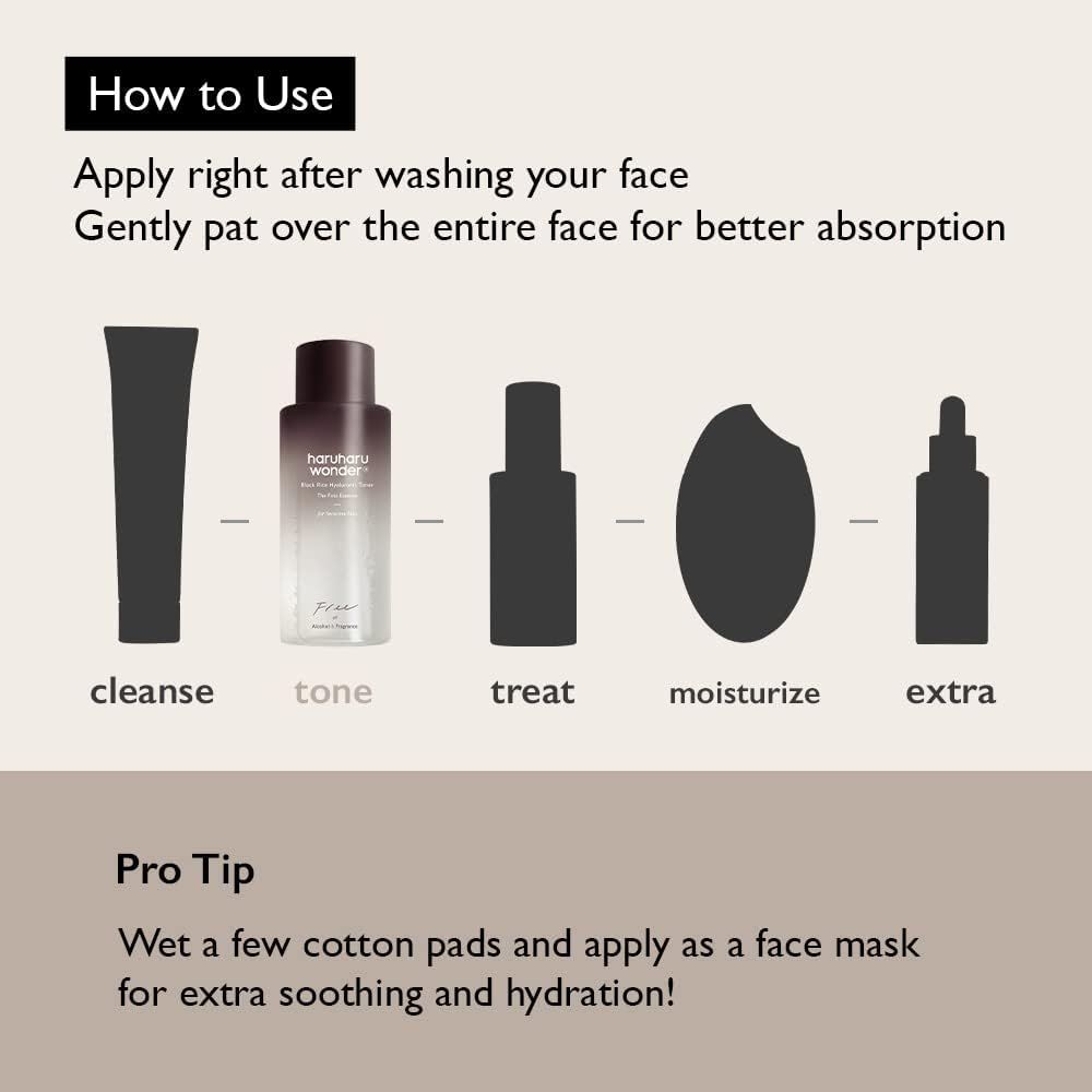 Haruharu Wonder Black Rice Hyaluronic Toner 150mL / 5.07 fl oz