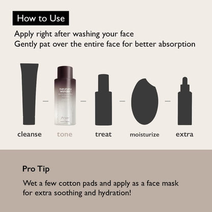 Haruharu Wonder Black Rice Hyaluronic Toner 150mL / 5.07 fl oz