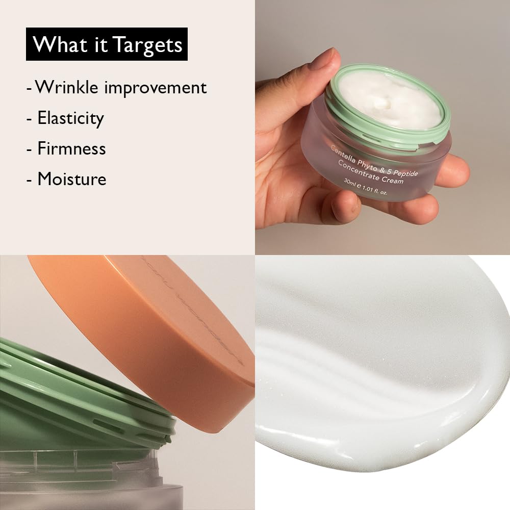 Haruharu Wonder Centella Phyto 5 Peptide Concentrate Cream 30 mL (1.01 fl oz)