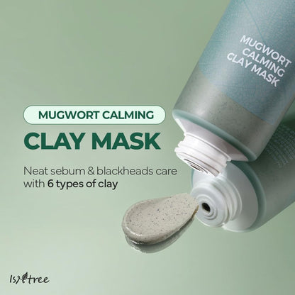 Isntree Mugwort Calming Clay Mask 100mL / 3.38 fl oz