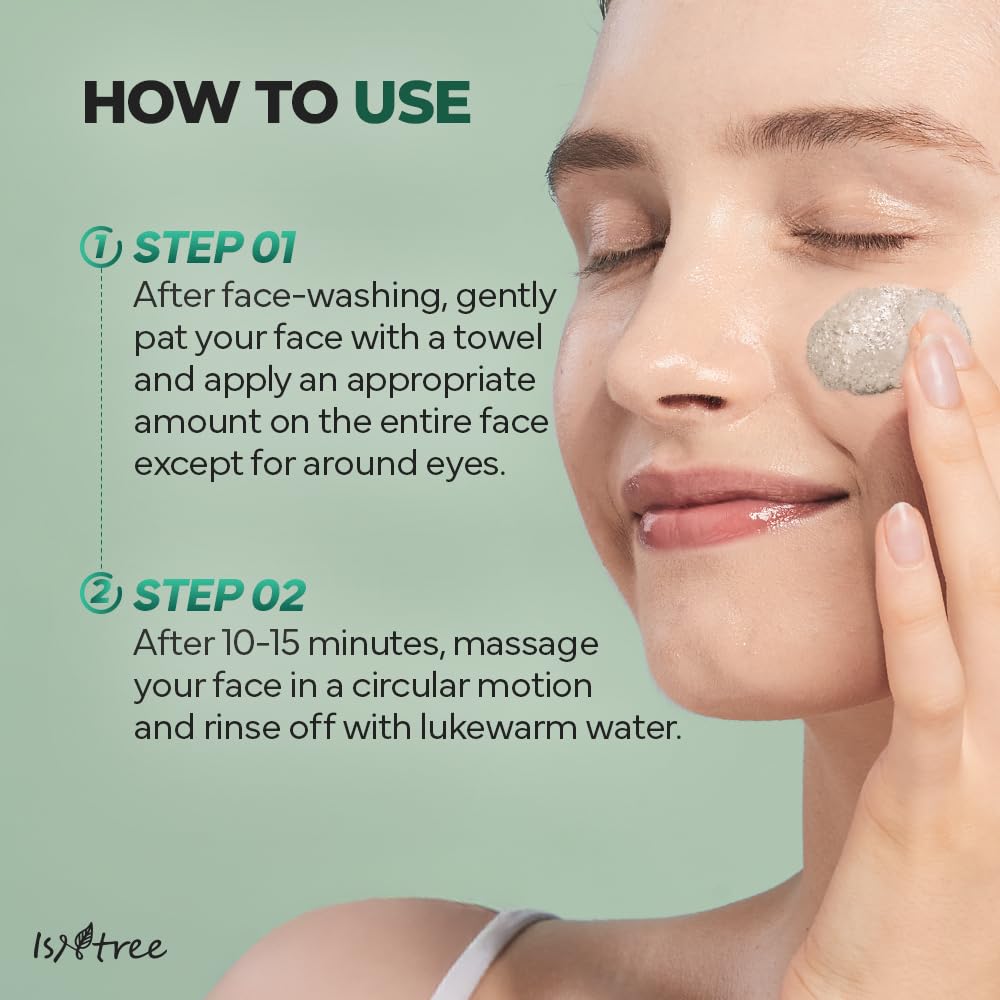 Isntree Mugwort Calming Clay Mask 100mL / 3.38 fl oz