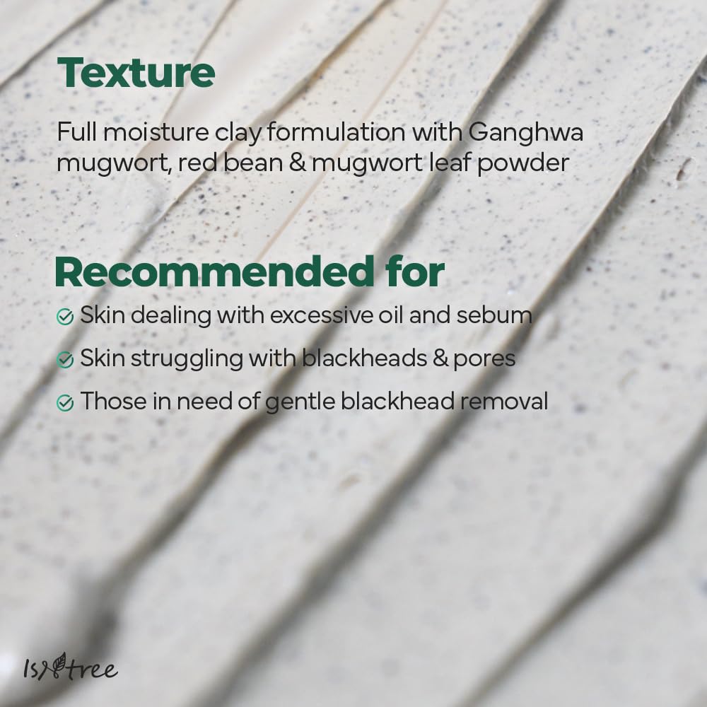 Isntree Mugwort Calming Clay Mask 100mL / 3.38 fl oz