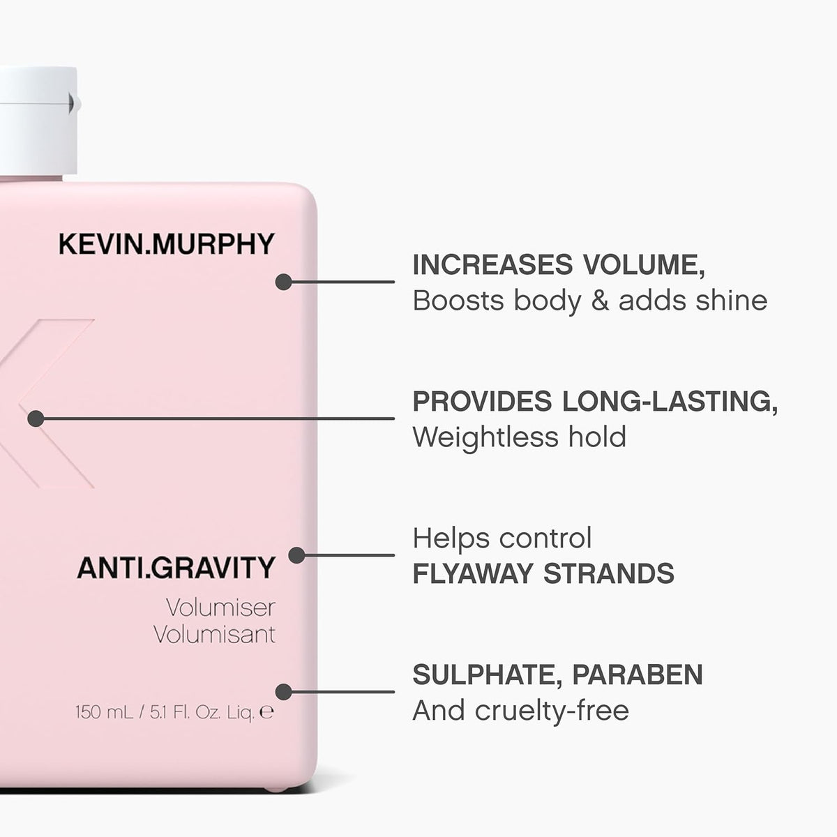 KEVIN.MURPHY Anti Gravity Volumiser 150 mL (5.1 fl oz) Styling Kevin Murphy