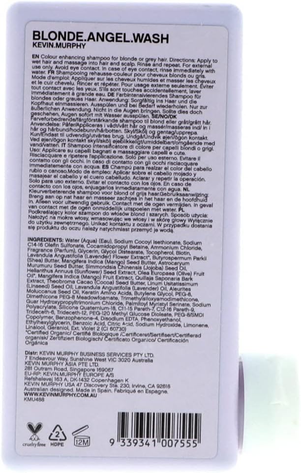 KEVIN.MURPHY Blonde Angel Wash 250 mL (8.4 fl oz) Shampoo Kevin Murphy
