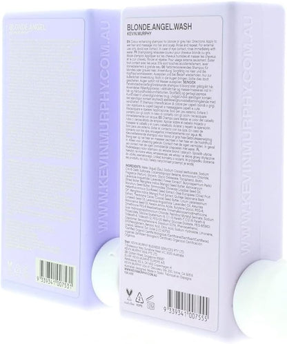Kevin Murphy - Blonde Angel Wash 250ml & Blonde Angel Colour Enhancing Treatment 250ml DUO [Hair Care] Hair Care Kevin Murphy   