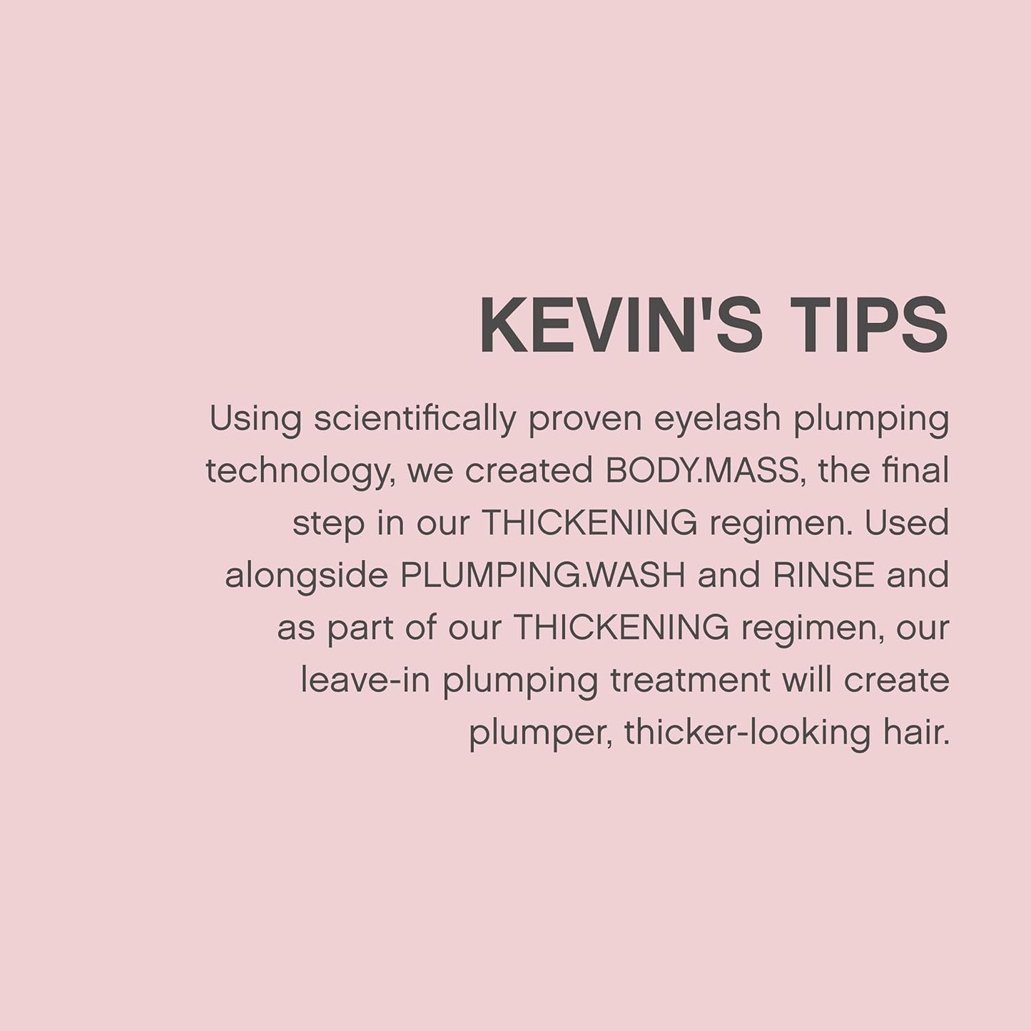 Kevin Murphy - Body Mass - 100mL / 3.4 Fl Oz