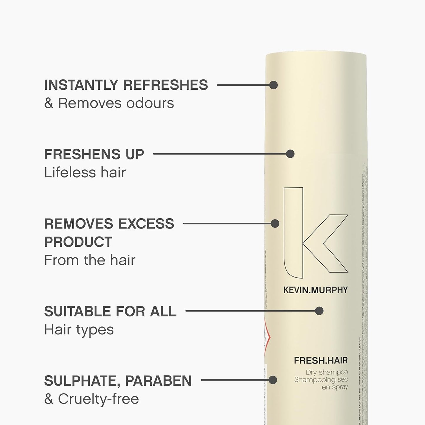 Kevin Murphy - Fresh Hair Dry Shampoo - 250mL / 8.4 Fl oz