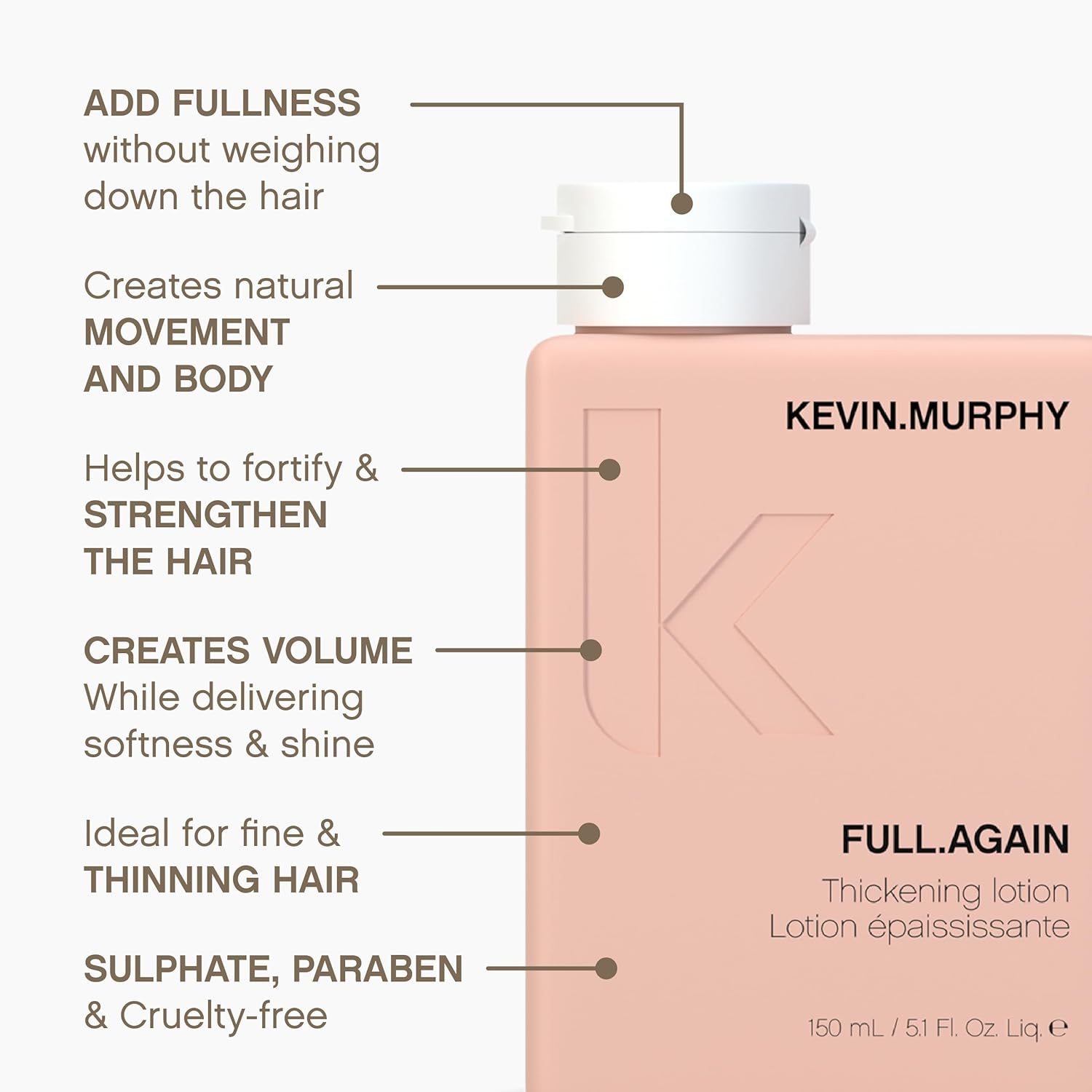 KEVIN.MURPHY Full Again Thickening Lotion 150 mL (5.1 fl oz) Styling Kevin Murphy
