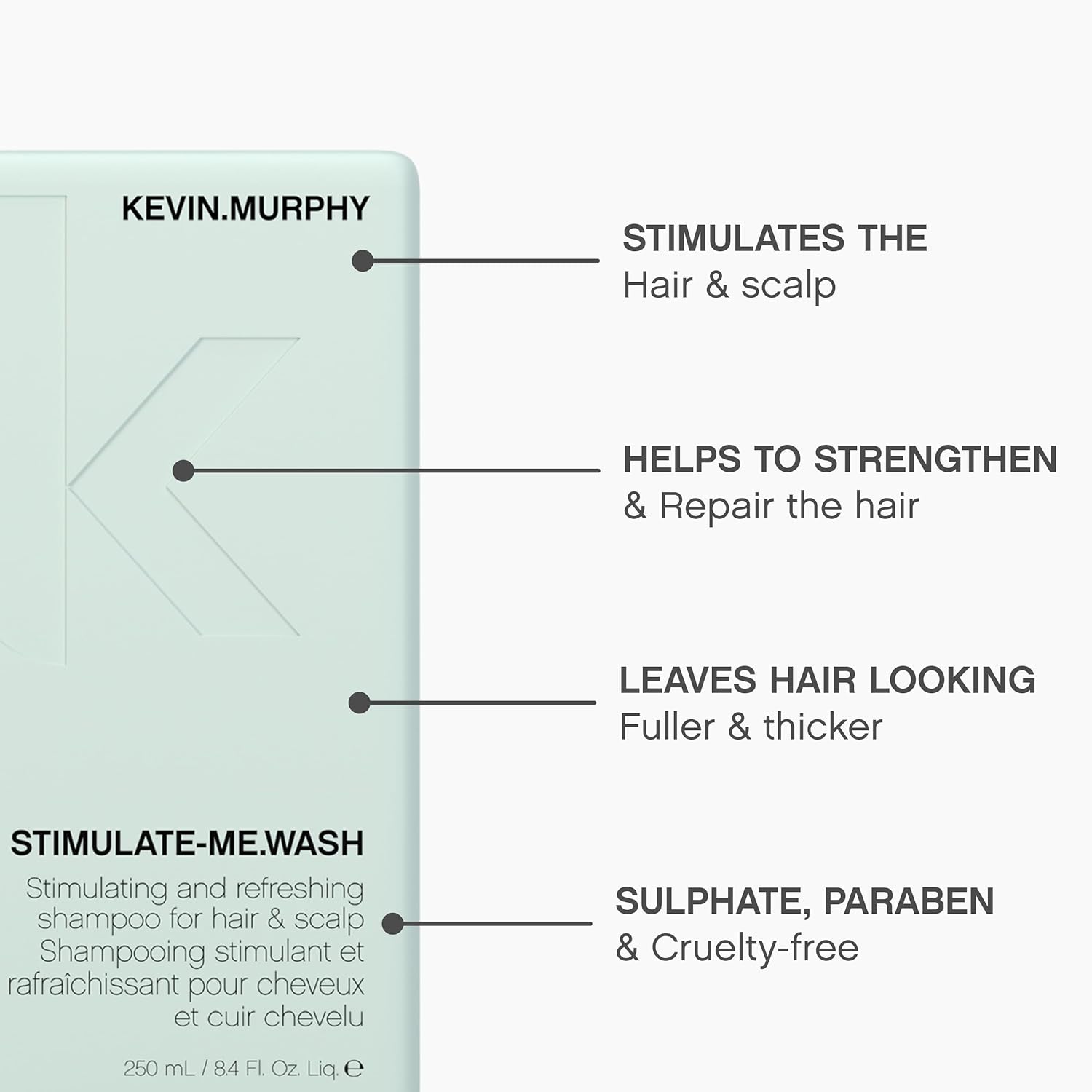 KEVIN.MURPHY Stimulate Me Wash 250 mL (8.4 fl oz) Shampoo Kevin Murphy