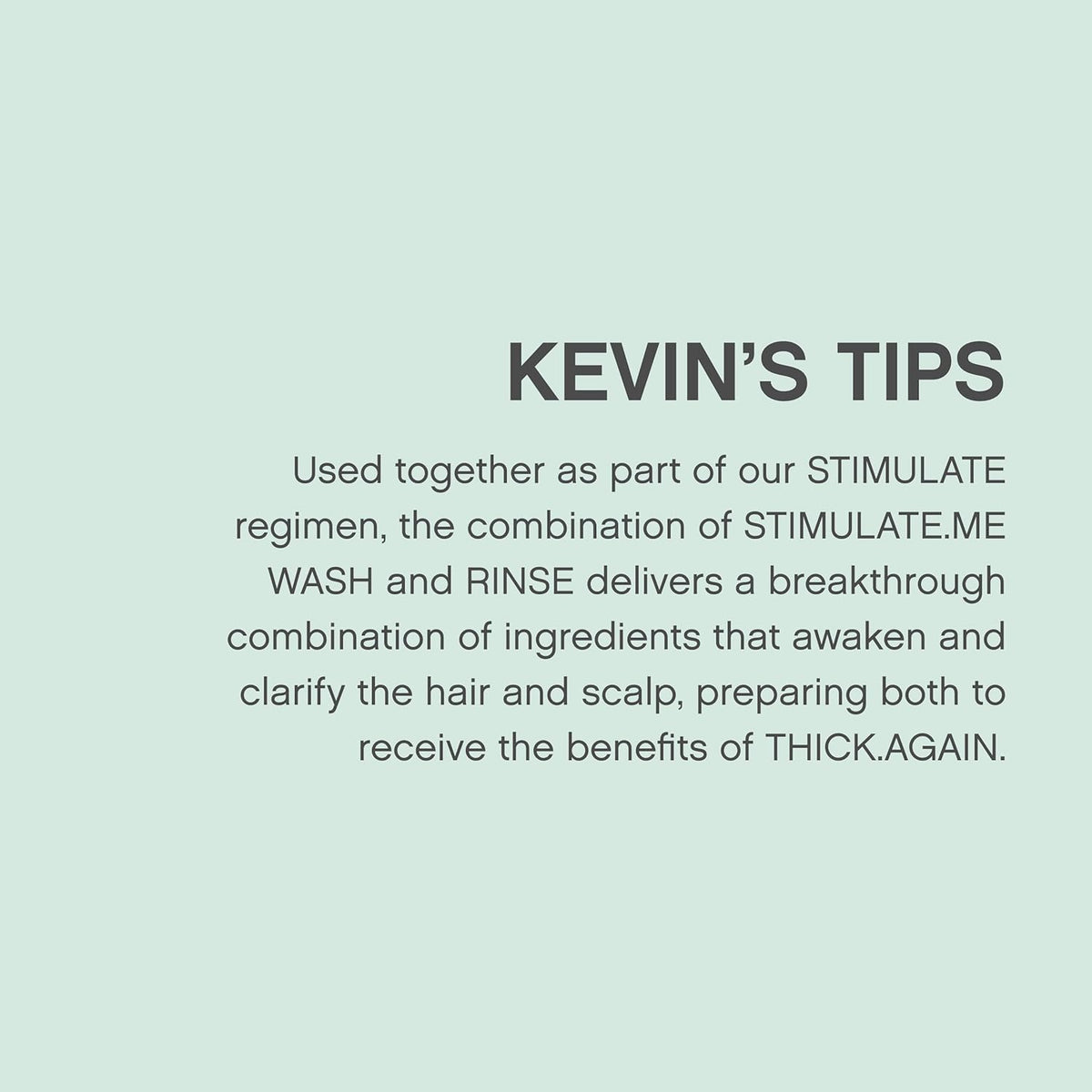 KEVIN.MURPHY Stimulate Me Wash 250 mL (8.4 fl oz) Shampoo Kevin Murphy