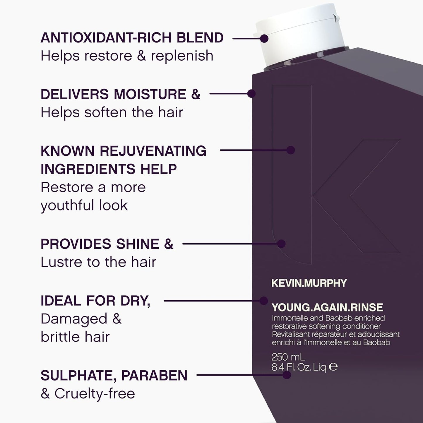 Kevin Murphy - Young Again Rinse - 250mL / 8.4 Fl oz